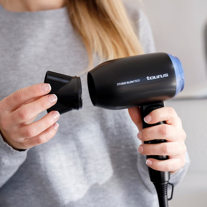 Hairdryer Taurus STUDIO GLOW1500 Black