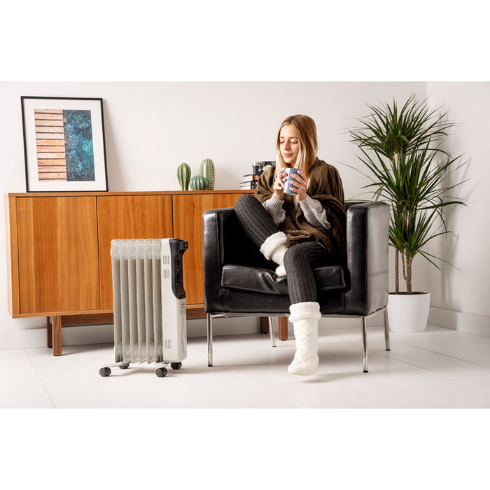 Oil-filled Radiator (9 chamber) Taurus DAKAR 2000 Grey 2000 W