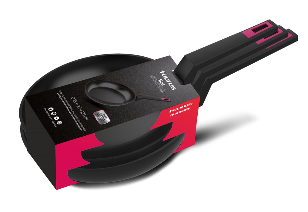 Frying pans Set of three 18/22/26cm Taurus Best Moments