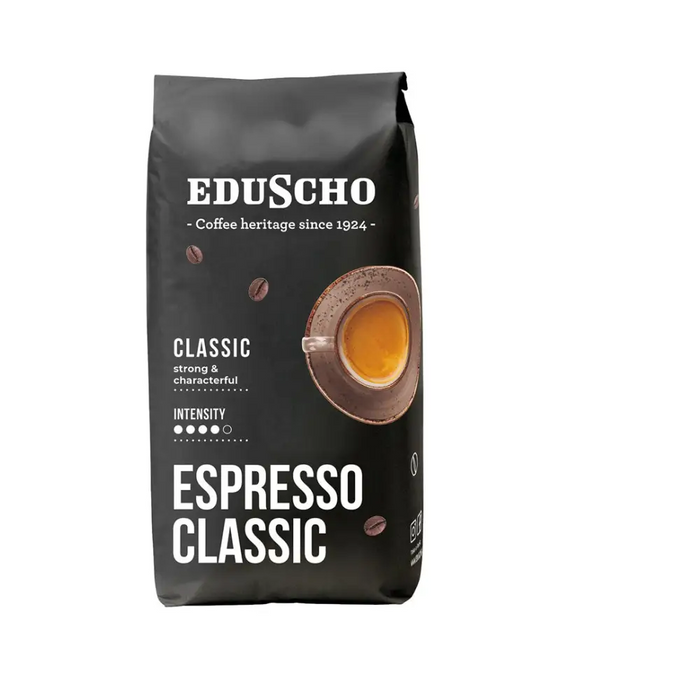TCHIBO EDUSCHO ESPRESSO CLASSIC coffee beans 1000G - Coffee BeansKIH-KZI<<<Coffee & TeaKIH<<<ActionPL