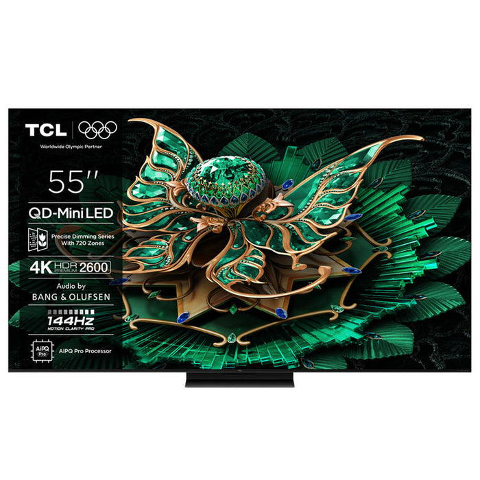TV TCL 55C71K 4K Ultra HD QD-Mini LED SMART TV, GOOGLE TV, 55.0 ", 139.0 cm