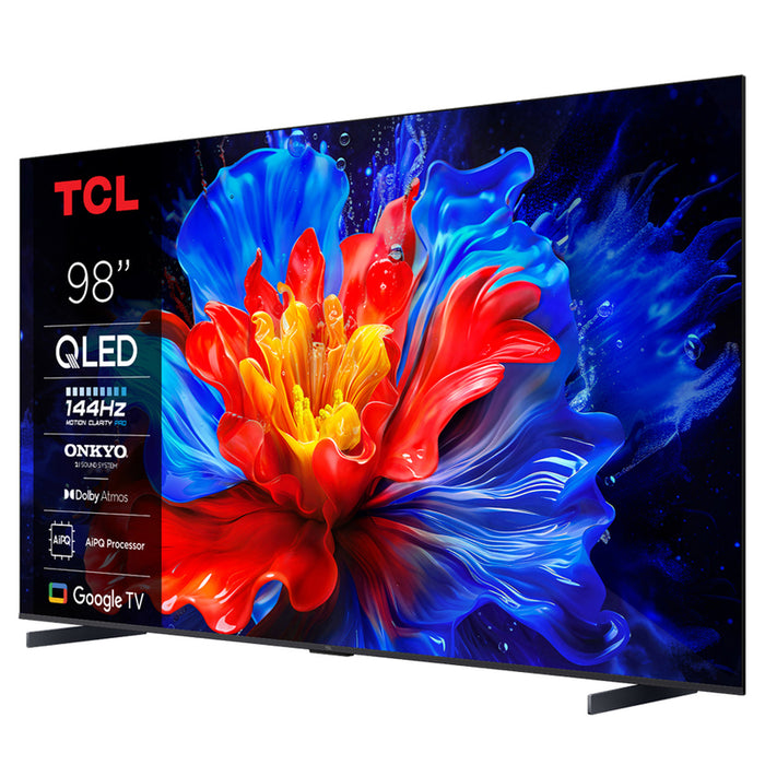 TV TCL 98QLED810K 4K Ultra HD QLED SMART TV, GOOGLE TV, 98.0 ", 248.0 cm