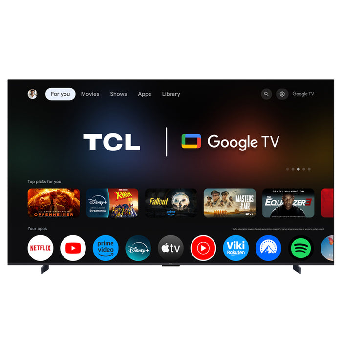 TV TCL 98QLED810K 4K Ultra HD QLED SMART TV, GOOGLE TV, 98.0 ", 248.0 cm