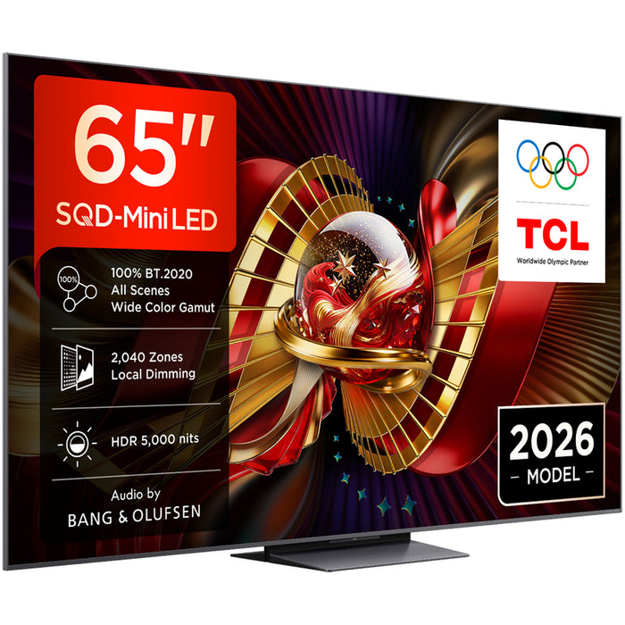 TV TCL 65C8L 4K ULTRA HD SQD-Mini LED SMART TV, GOOGLE TV, 65.0 ", 164.0 cm