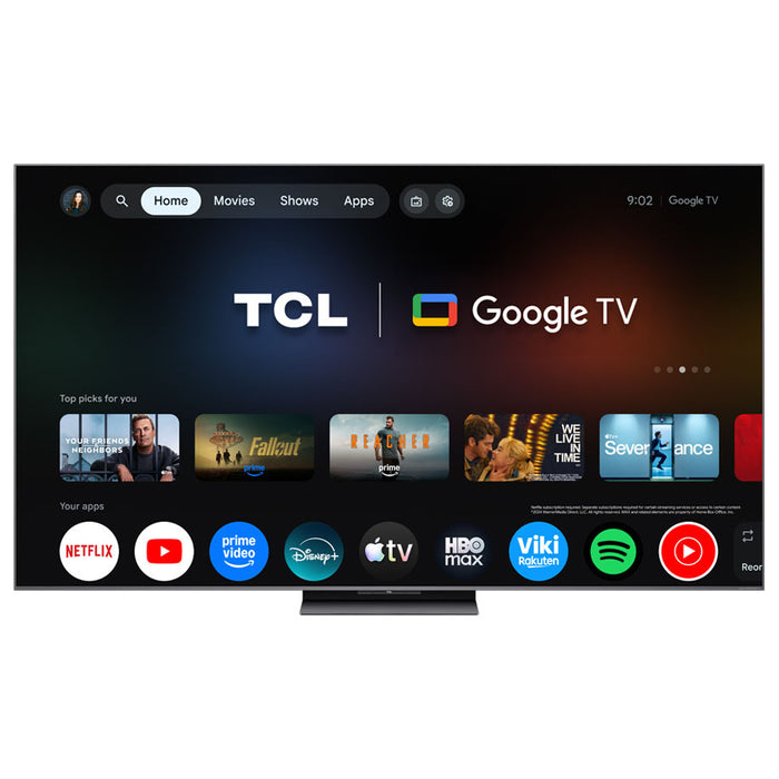 TV TCL 85C8L4K ULTRA HD SQD-Mini LED SMART TV, 85.0 ", 215.0 cm