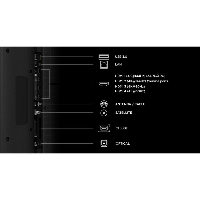 TV TCL 75RM7L 4K ULTRA HD RGB-Mini LED SMART TV, 75.0 ", 189.0 cm