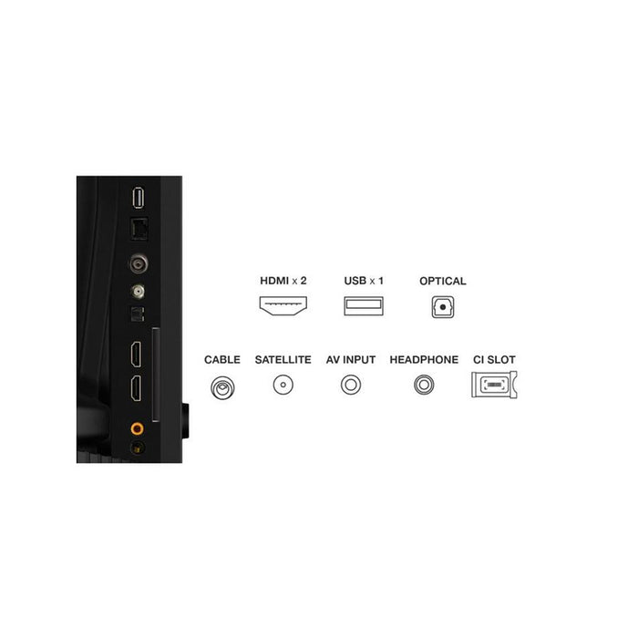 TV TCL 40V5C, QLED, 40 inch, 100 cm, 1920x1080 FULL HD, S