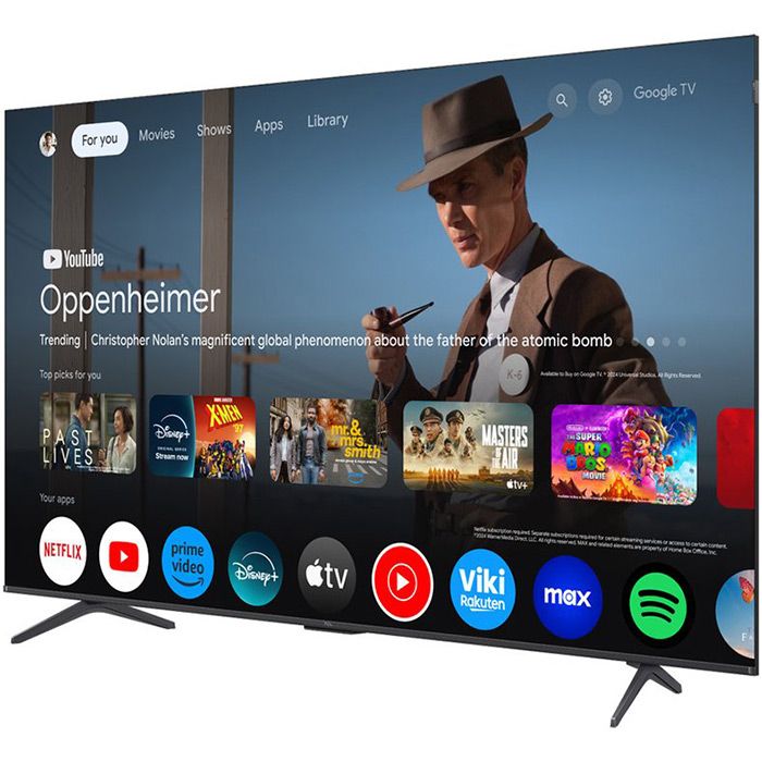 TV TCL 75QLED810, 75" QLED, 4K HDR, Google TV, Game Master 3.0