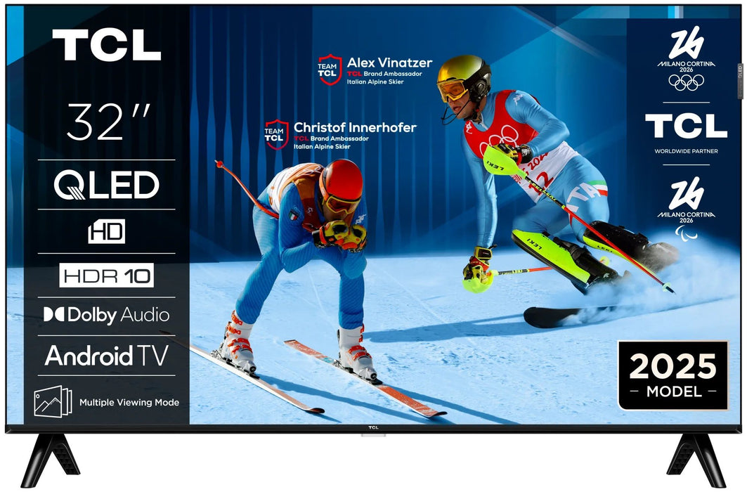 TCL 32inch HD QLED Google TV 32S4K Audio 2x8w
