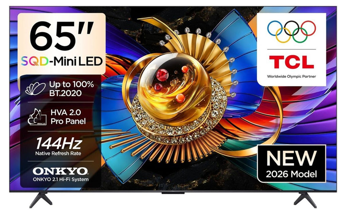 TV TCL 65Q7D, 65"(164 cm), SQD-Mini LED, 4K Ultra HD, Smart TV, Google TV