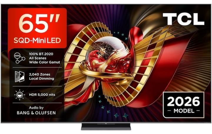 TV TCL 65C8L, 65", SQD-Mini LED, 4K Ultra HD, Smart TV (2026)