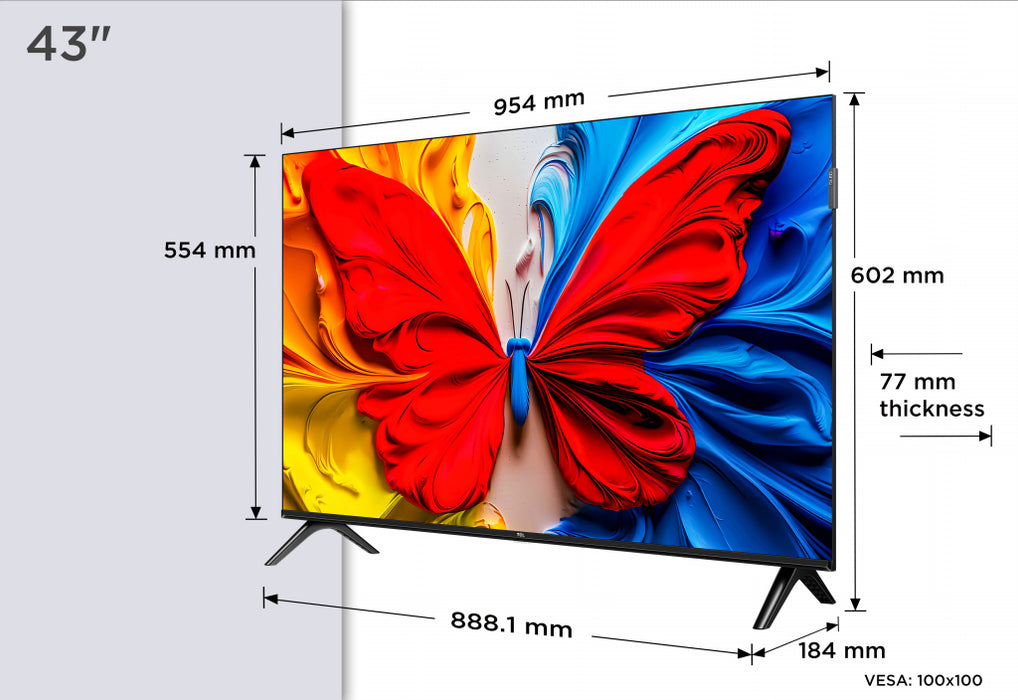 TV TCL QLED 43S59K