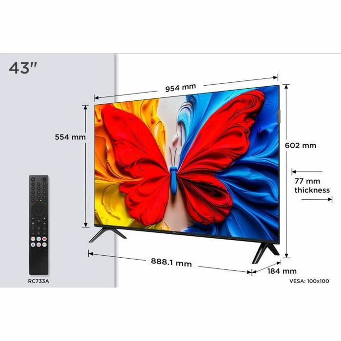 Smart TV TCL 43S51K Full HD 43" QLED