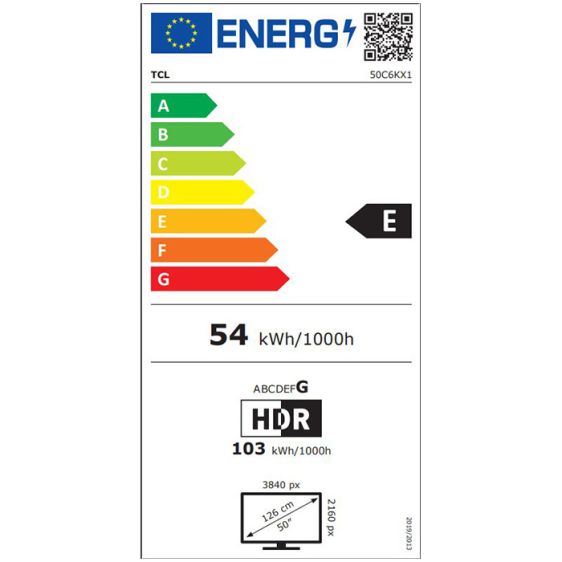 TV TCL 50C6K, 50" QD-MiniLED, 4K Ultra HD, ONKYO 2.1 Hi-Fi System