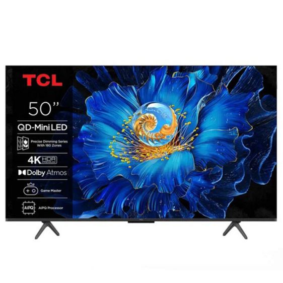 TV TCL 50C6KS, 50" Premium QD-MiniLED TV, 4K Ultra HD, ONKYO 2.1 Hi-Fi System