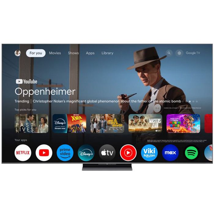 TV TCL MiniLed 65C8K, 65" (164 cm), Smart Google TV, 4K Ultra HD, (Model 2025)