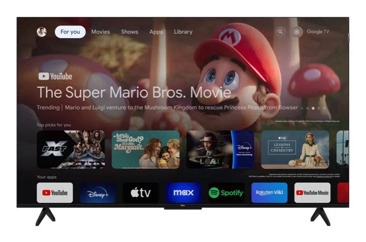 TCL T7B 55T7B TV 139.7 cm (55") 4K Ultra HD Smart TV Wi-Fi Black, Titanium 600 cd/m²