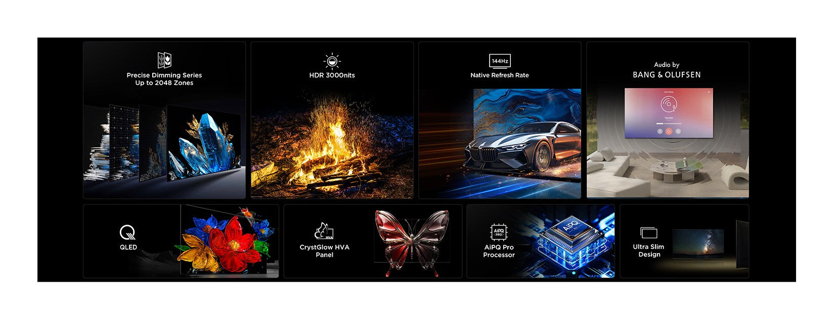 Smart TV TCL 65C7K 65" 4K Ultra HD HDR QD Mini LED