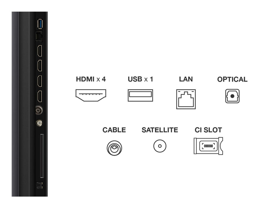 TV TCL 85Q6C, 85"(215 cm), QD-Mini LED, 4K Ultra HD, Smart TV, Google TV