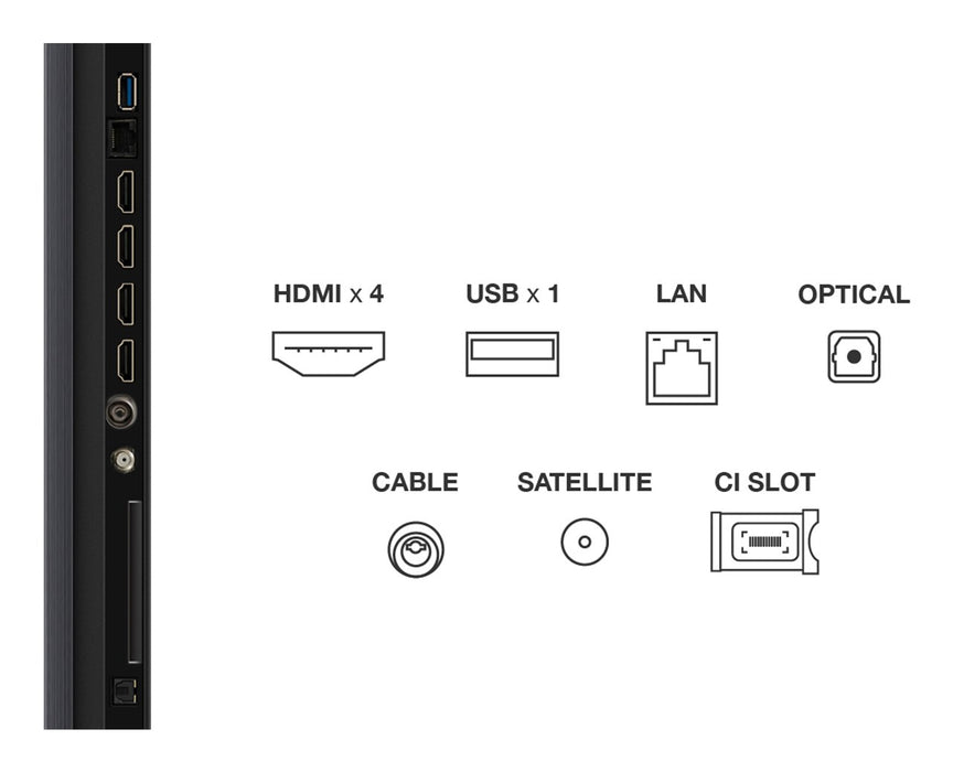 TV TCL 98C6K, 98" QD-MiniLED, 4K Ultra HD, ONKYO 2.1 Hi-Fi System