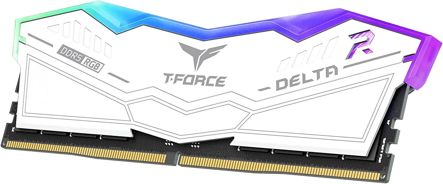 Memory Team Group T-Force Delta RGB White DDR5 32GB (2x16GB) 6000MHz CL38