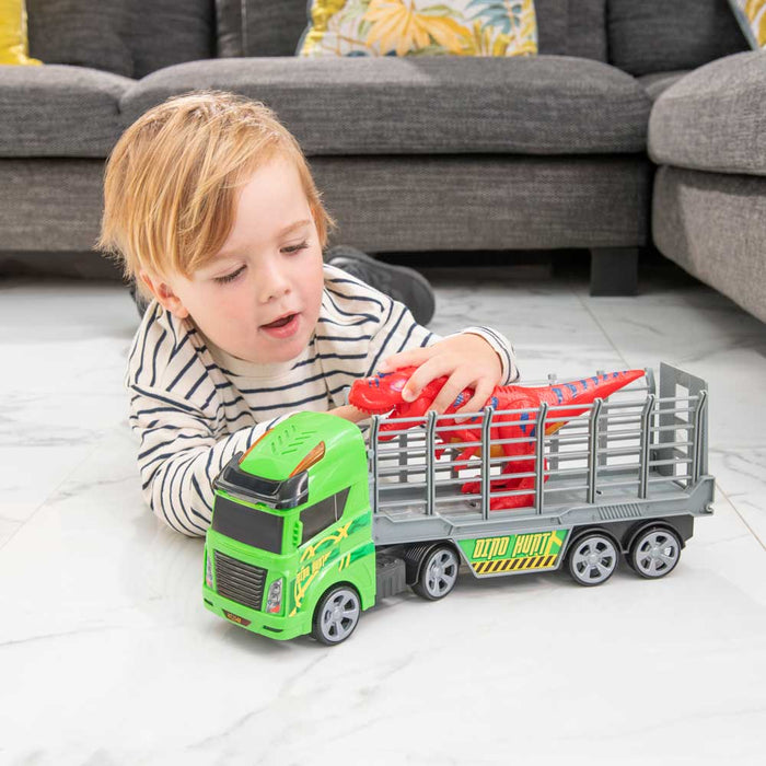 HTI TEAMSTERZ Mighty Machines Truck with Dinosaur Sound and Light