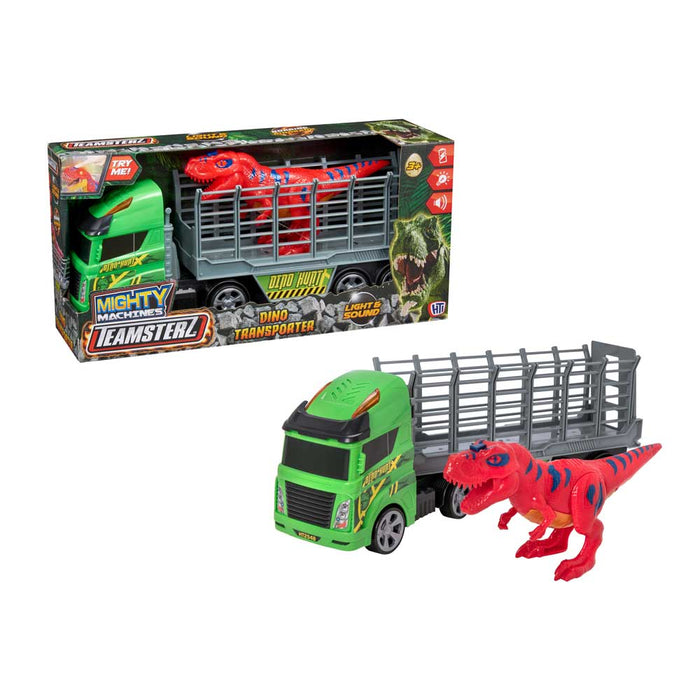 HTI TEAMSTERZ Mighty Machines Truck with Dinosaur Sound and Light