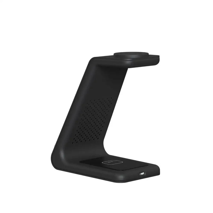 Tech-Protect A7 10W inductive charger in the form of a 3-in-1 stand for smartphone / headphones / smartwatch - black