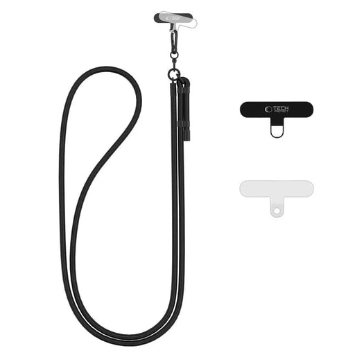 Tech-Protect C1S Rope Crossbody Strap Leash - Black - Other cell phone equipment<<<HurtelXML
