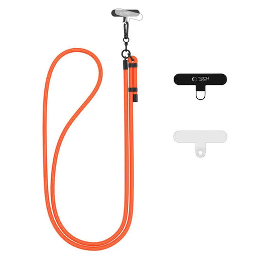 Tech-Protect C1S Rope Crossbody Strap Leash - Orange - Other cell phone equipment<<<HurtelXML