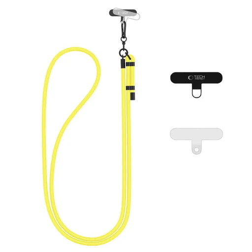 Tech-Protect C1S Rope Crossbody Strap Leash - Yellow - Other cell phone equipment<<<HurtelXML