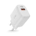 Tech-Protect C20W charger USB-C PD 20W / USB-A QC 3.0 - white - Cell phone USB charger<<<HurtelXML