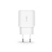 Tech-Protect C20W USB-C PD 20W / USB-A QC 3.0 Charger with USB-C / Lightning Cable - White - Cell phone USB