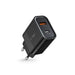 Tech-Protect C30W Charger USB-C PD 30W / USB-A QC 3.0 - Black - Cell phone USB charger<<<HurtelXML