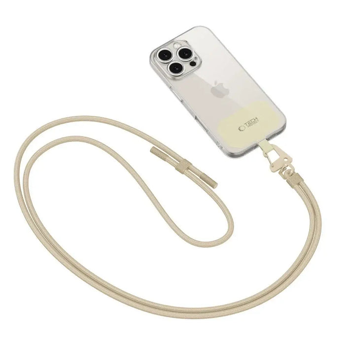 Tech-Protect C5S Rope Crossbody Strap Leash - Beige - Other cell phone equipment<<<HurtelXML