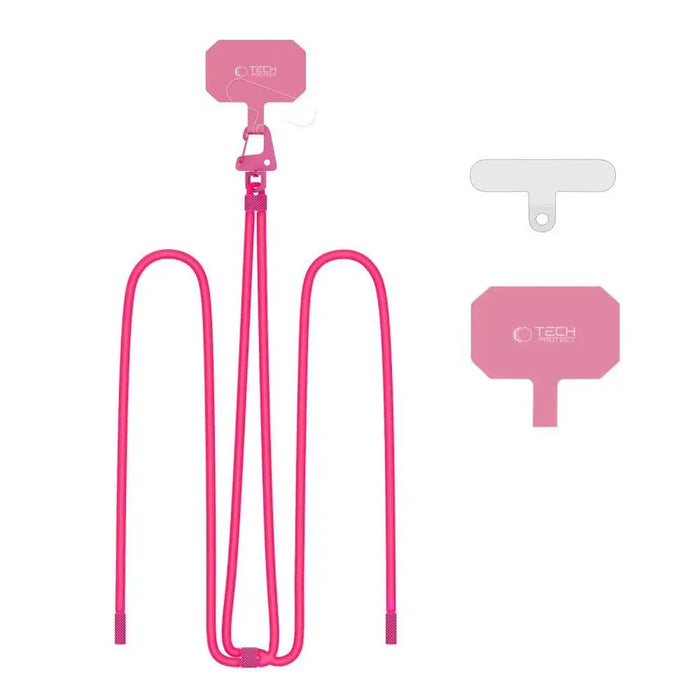 Tech-Protect C5S Rope Crossbody Strap Leash - Fuchsia - Other cell phone equipment<<<HurtelXML