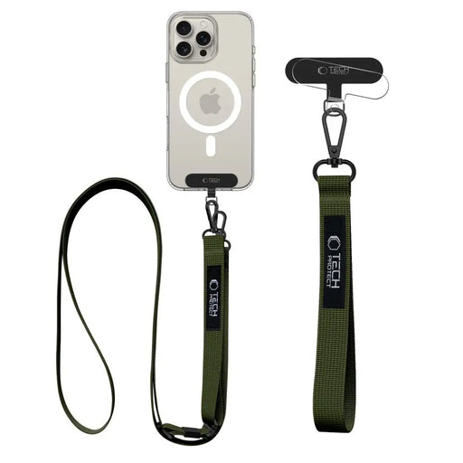 Tech-Protect C65 Rope Crossbody Leash - Olive - Other cell phone equipment<<<HurtelXML