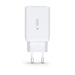 Tech-Protect C65W charger 2x USB-C PD 65W / USB-A QC 3.0 - white - Cell phone USB charger<<<HurtelXML