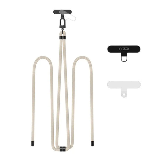 Tech-Protect C7S Rope Crossbody Strap Leash - Beige - Other cell phone equipment<<<HurtelXML