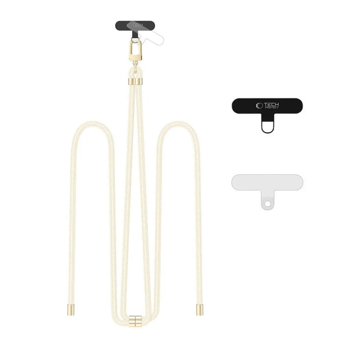 Tech-Protect C7S Rope Crossbody Strap Leash - Beige - Other cell phone equipment<<<HurtelXML