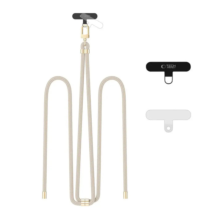 Tech-Protect C7S Rope Crossbody Strap Leash - Beige - Other cell phone equipment<<<HurtelXML