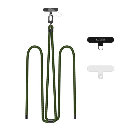 Tech-Protect C7S Rope Crossbody Strap Leash - Olive - Other cell phone equipment<<<HurtelXML