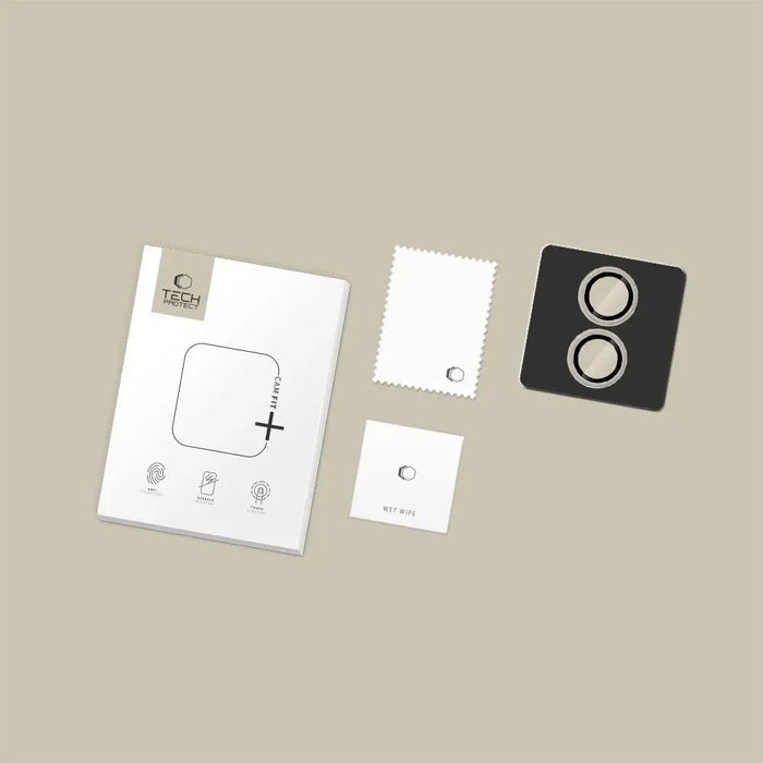 Tech-Protect Camring Fit+ Camera Cover for iPhone 17 - Clear - Cell phone tempered glass<<<HurtelXML