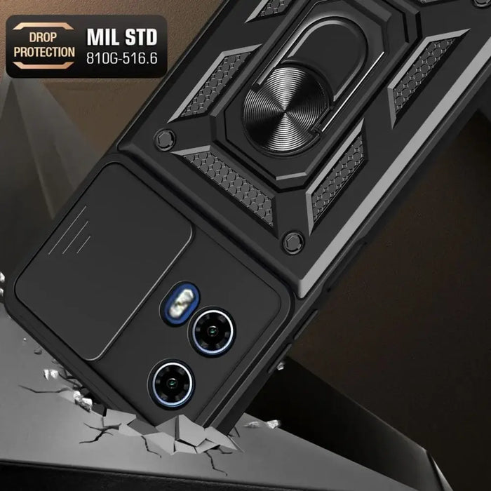 Tech-Protect CamShield Pro Case for Motorola Edge 50 Fusion 5G - Black - Cell phone cases and covers<<<HurtelXML