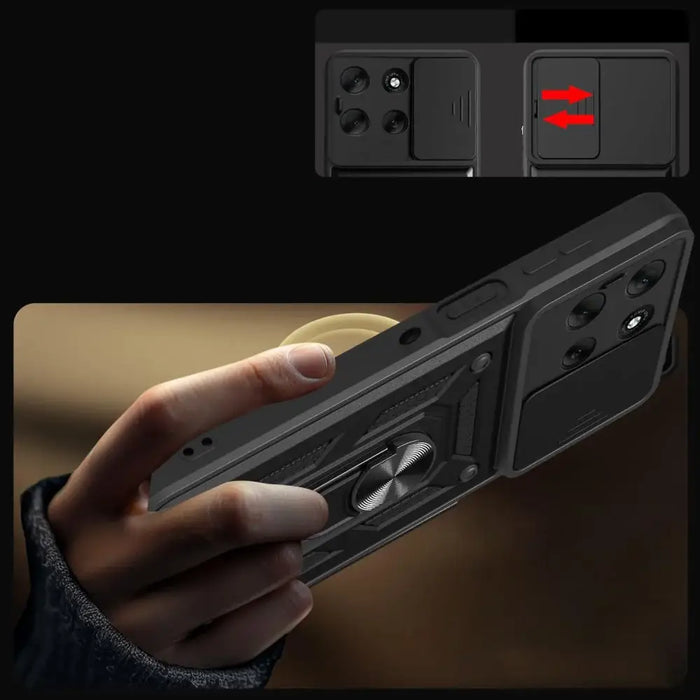 Tech-Protect CamShield Pro Case for Motorola Moto G56 5G - Black - Cell phone cases and covers<<<HurtelXML