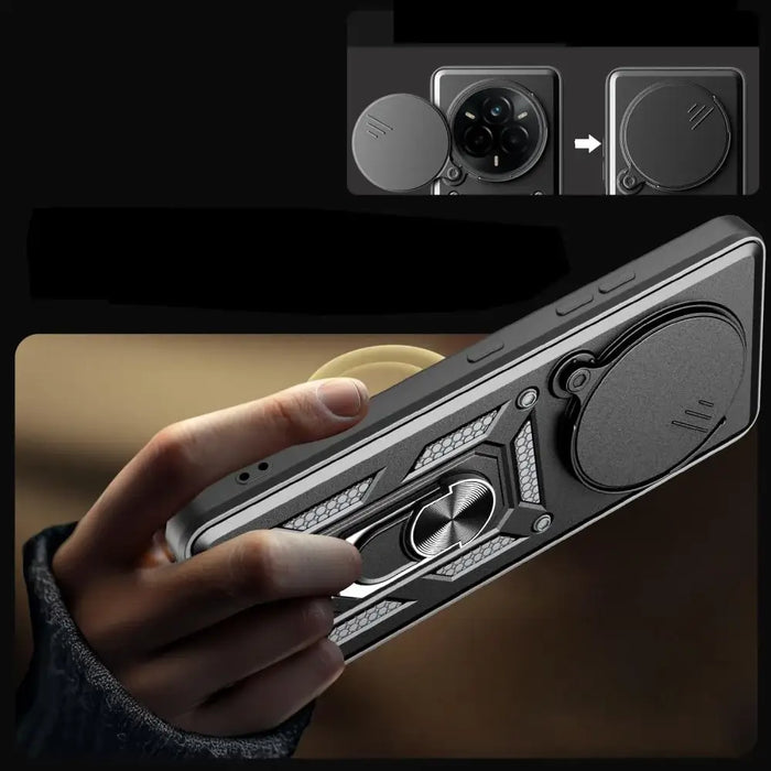 Tech-Protect CamShield Pro Case for Realme 14 Pro + 5G - Black - Cell phone cases and covers<<<HurtelXML