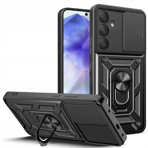 Tech-Protect CamShield Pro Case for Samsung Galaxy A55 5G - Black - Cell phone cases and covers<<<HurtelXML