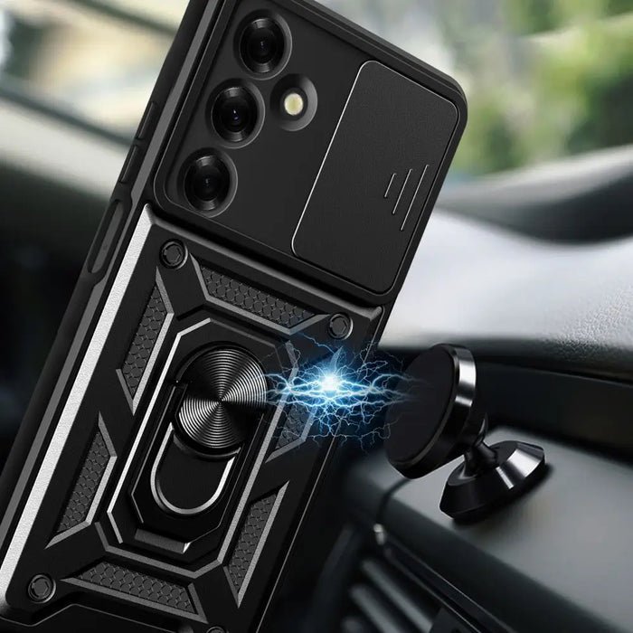 Tech-Protect Camshield Pro Case for Samsung Galaxy M35 5G - Black - Cell phone cases and covers<<<HurtelXML