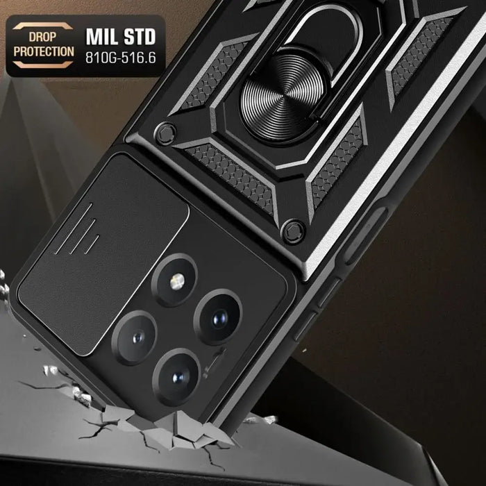 Tech-Protect CamShield Pro Case for Xiaomi Poco X6 Pro 5G - Black - Cell phone cases and covers<<<HurtelXML