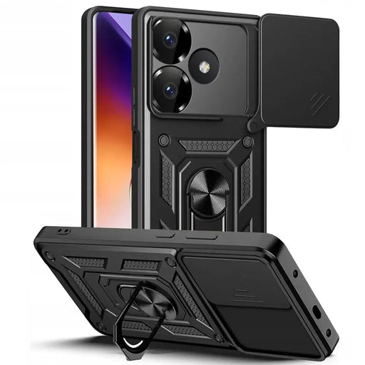 Tech-Protect Camshield Pro Case for Xiaomi Redmi 13 - Black - Cell phone cases and covers<<<HurtelXML